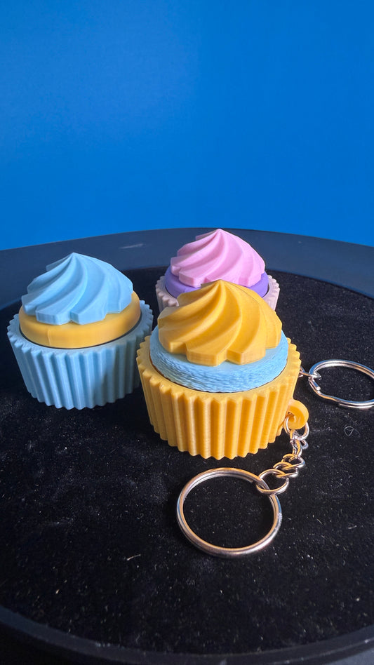 Cupcake Clicker Keychain — Cute, Satisfying, and Perfect for Stress Relief