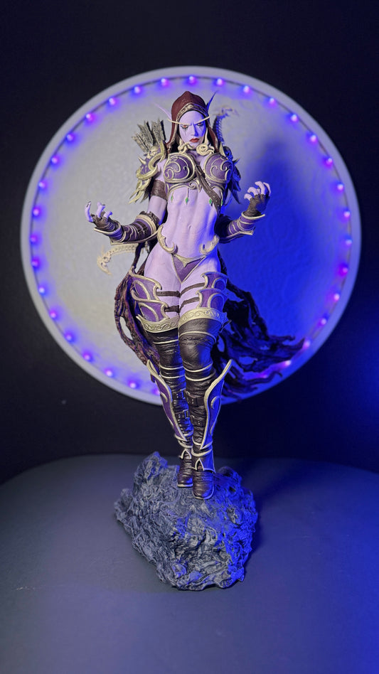 ✨ Sylvanas Windrunner–Inspired Hand-Painted Figure | 30 cm ✨